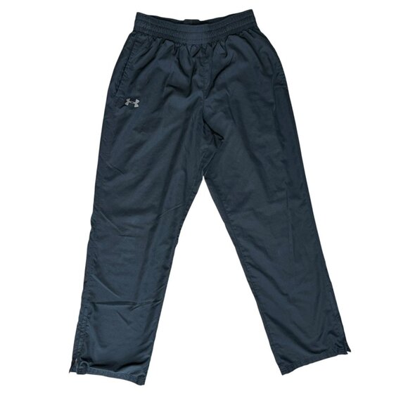 Under Armour Vital Woven Track Pants Men M Mesh Lined Warm Up Athleisure Baggy - Picture 2 of 8
